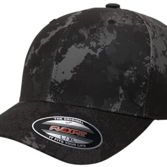 Standard Baseball Cap Mid-Profile Water-Resistant Fitted Stretch Tech - Picture 2 of 8